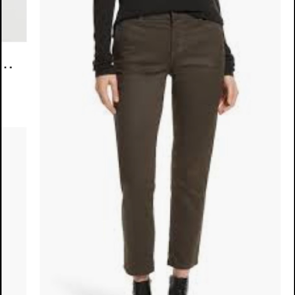 Vince Pants - Vince cotton chinos in dark brown/grey